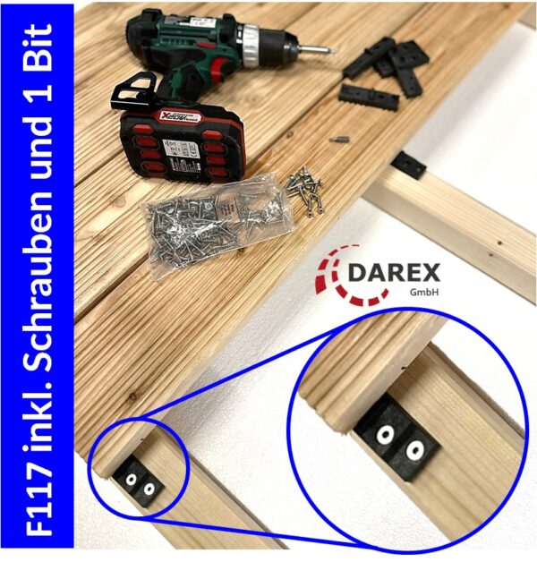 F117 Abstandhalter mit Schrauben Darex GMBH16