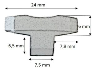 PROFI WPC Clips Fugen 5/7,5 mm Abstandhalter für WPC Terrassendielen
