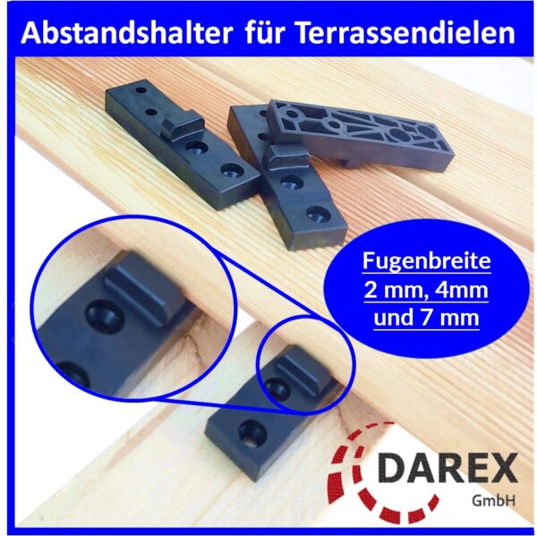 F117 Abstandhalter mit Schrauben Darex GMBH17