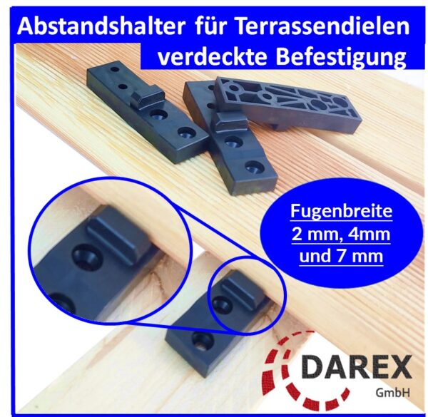 F117 Abstandhalter mit Schrauben Darex GMBH19