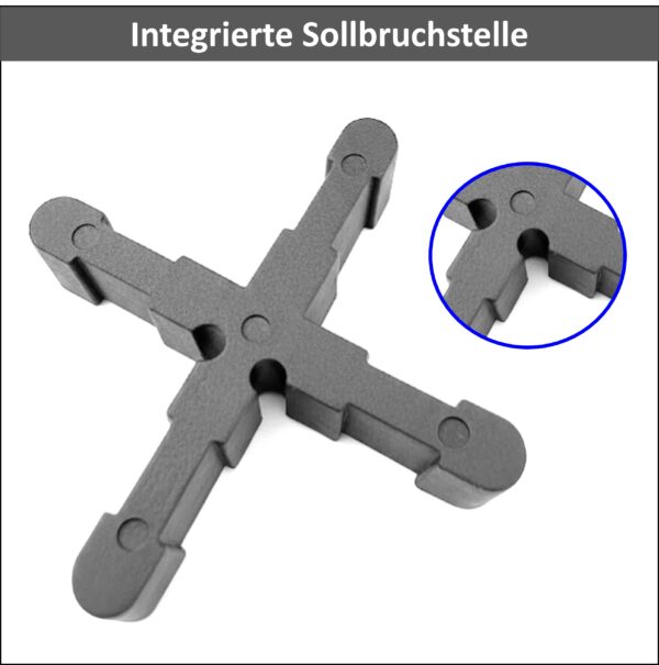 Fugenkreuze 5 10 20 Fuge mm DAREX GmbH Integrierte Sollbruchstelle