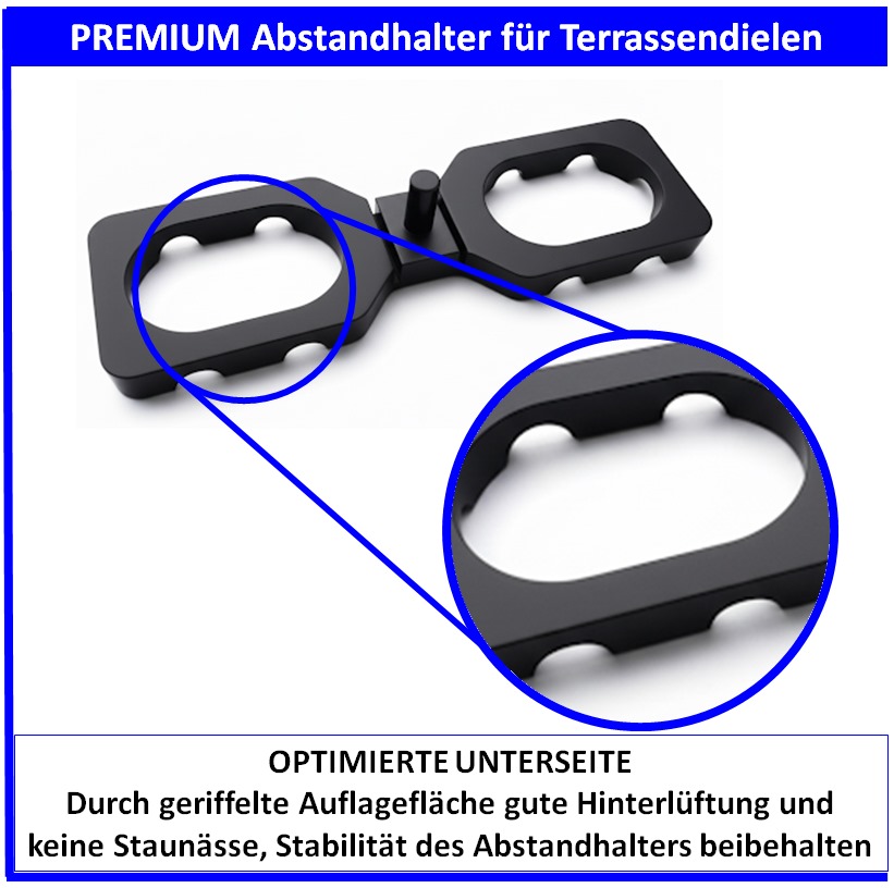 Abstandhalter für Terrassendielen Abstandshalter Distanzhalter 4/7 mm 16 Terrassen Abstandhalter PREMIUM Darex GmbH 3