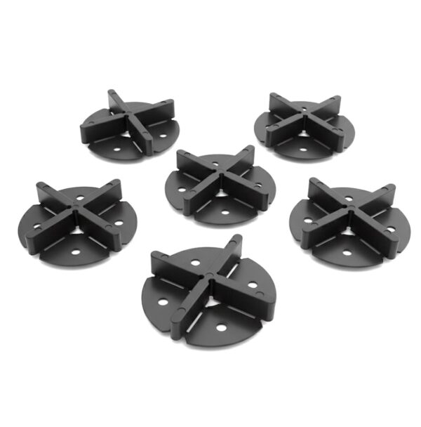 Fugenkreuz mit Bodenplatte Fugen 3 4 5 6 für Terrassenplatten Bodenplatten Fliesenkreuze darex nas