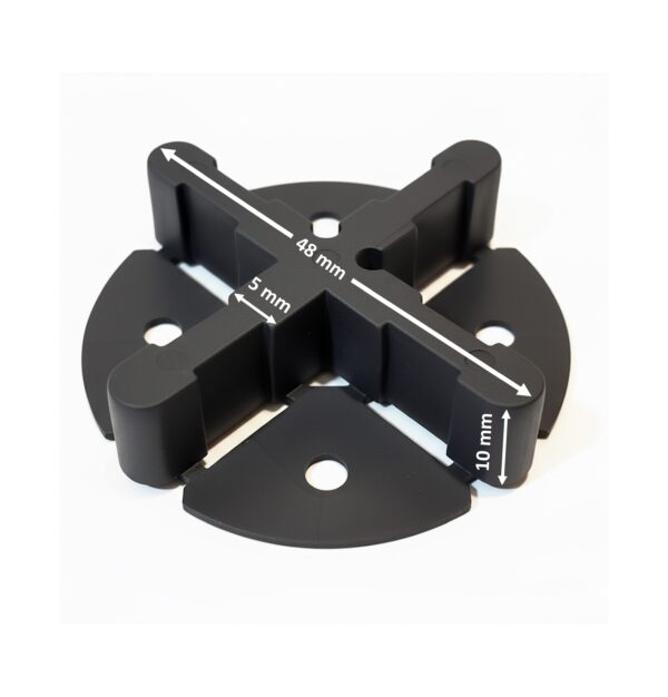 Fugenkreuz mit Bodenplatte Fugen 3 4 5 6 für Terrassenplatten Bodenplatten Fliesenkreuze 5