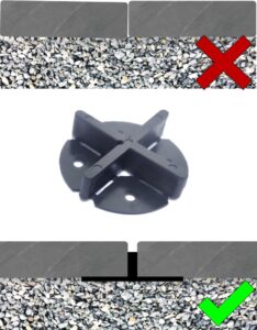 Fugenkreuze für Terrassenplatten mit Bodenplatte kieselager splittbett DAREX GMBHH Fugenkreuze für Terrassenplatten mit Bodenplatte kieselager splittbett DAREX GMBHH