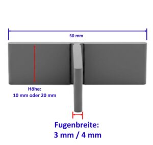 Fugenkreuz T stück T form fugen T Terrassenplatten T Stück für Gartenplatten T Form DIMEN