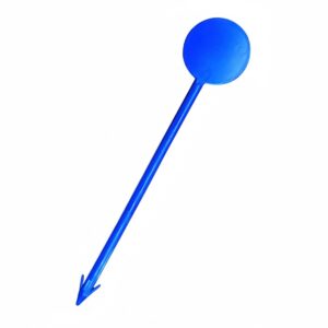 Estrichmesspunkte Messstelle CM Messpunkt mit Wiederhaken Blau