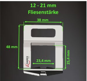 Zuglaschen Fliesen Abstandhalter Nivelliersystem teh