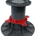 Stelzlager | Terrassenlager 90-150 mm Höhenverstellbar – Robustes Stelzlager für Fliesen Gehwegplatten & Steinplatten, | Plattenlager | Stellfuss | Unterkonstruktion für den Außenbereich